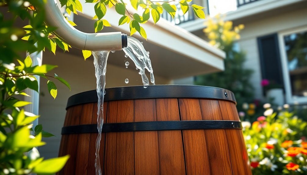 collect and store rainwater