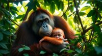 borneo orangutans endangered habitat