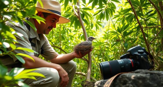 conservationist s daily wildlife activities