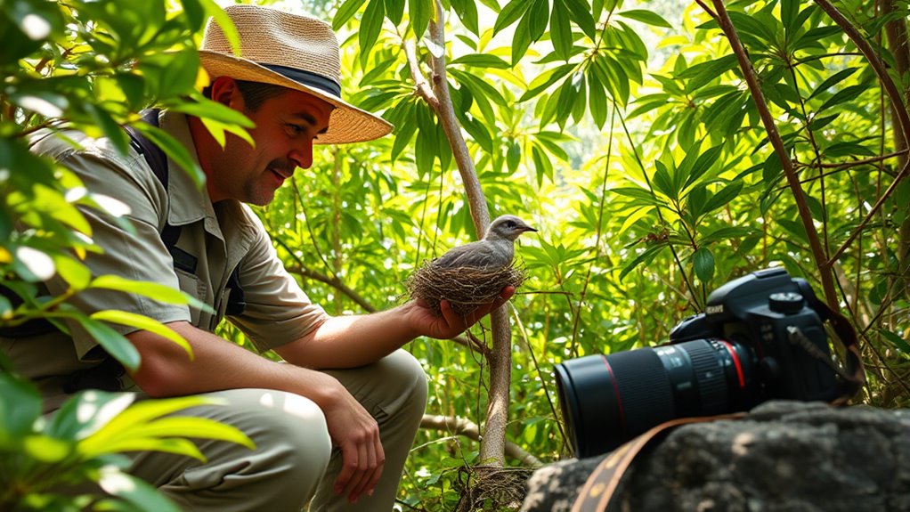 conservationist s daily wildlife activities