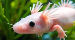 endangered salamander with healing