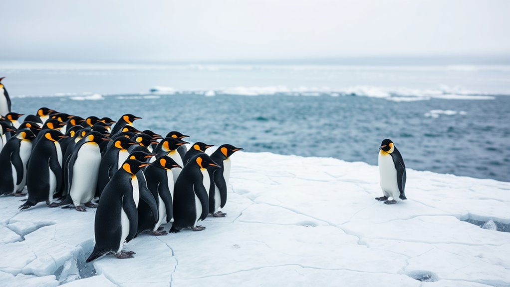penguins adapting to warming