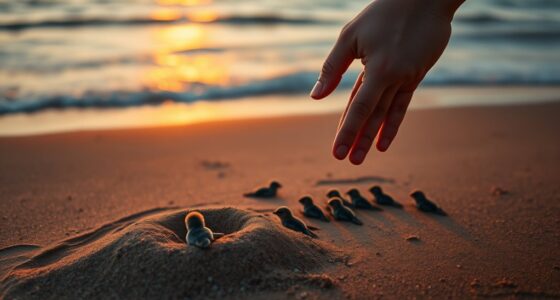 sea turtle nesting and release