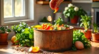 simple kitchen composting tips