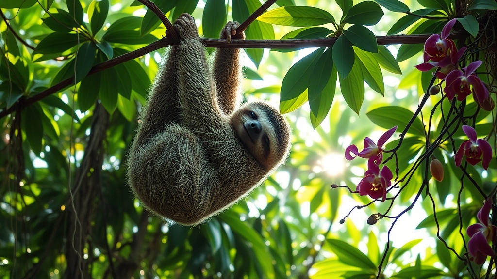slow moving leaf eating tree dwellers