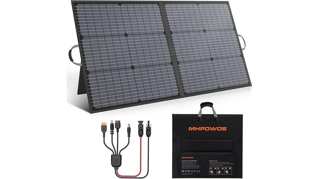 110w waterproof foldable solar panel