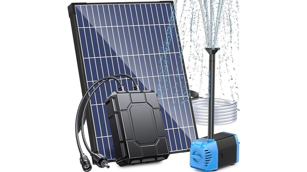 12w solar pump with battery