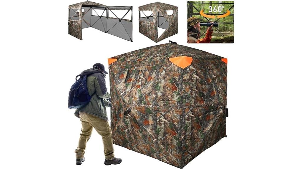 360 transparent hunting blind