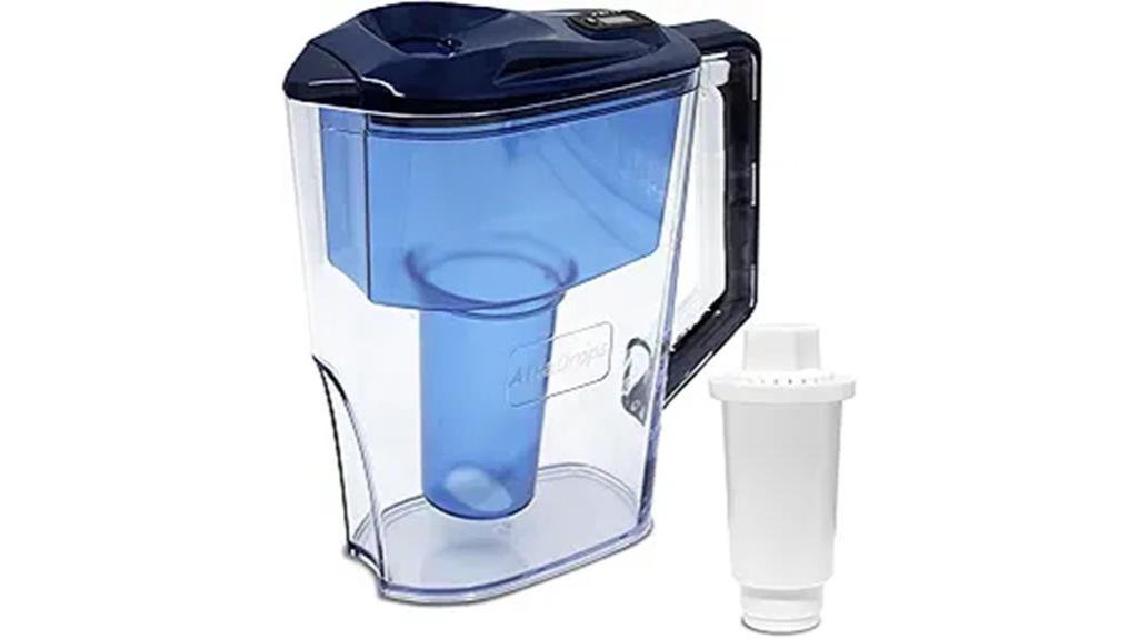 alkaline water pitcher filtration