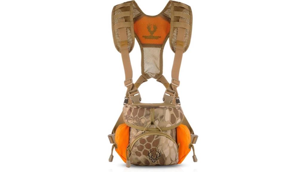 binocular chest harness with rangefinder