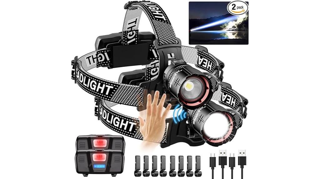 bright rechargeable adjustable headlamps