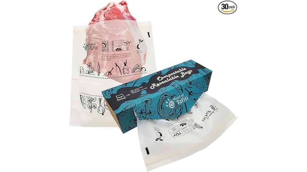 compostable large freezer bags