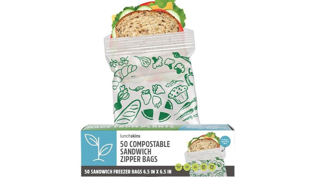 compostable sandwich food bags