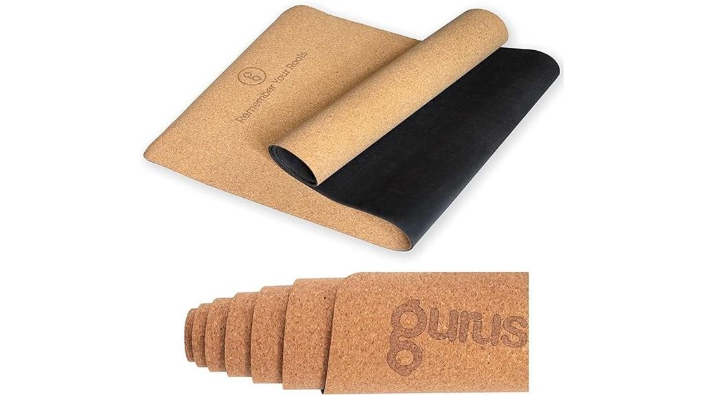 cork yoga mat home