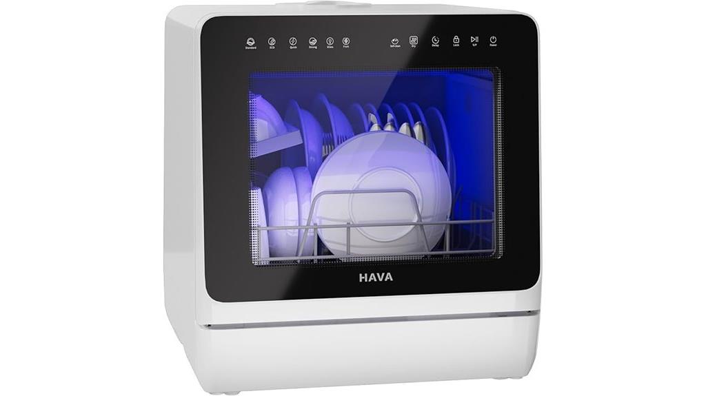 countertop dishwasher with water softener