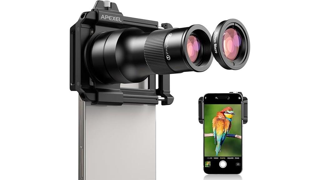 dual lens phone kit