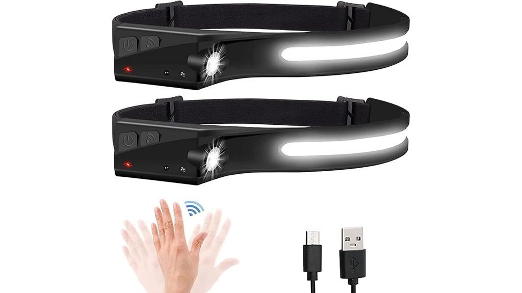 dual rechargeable led headlamps