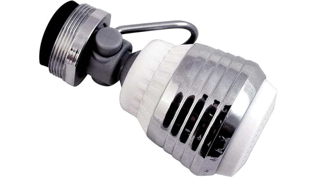 dual spray swivel faucet