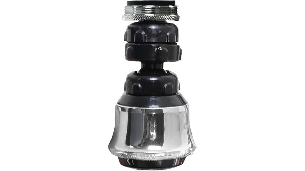 dual threaded faucet aerator