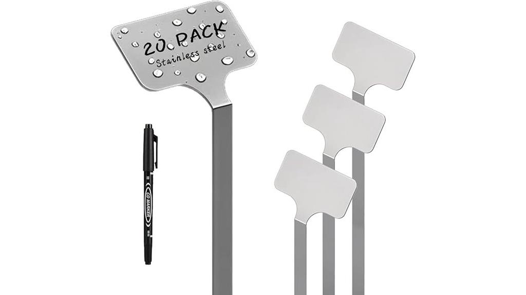 durable stainless steel labels
