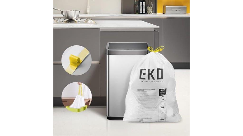 easy dispense kitchen trash bags