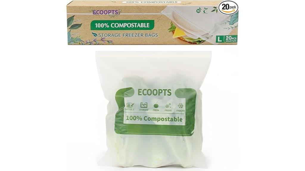 eco friendly large zip bags