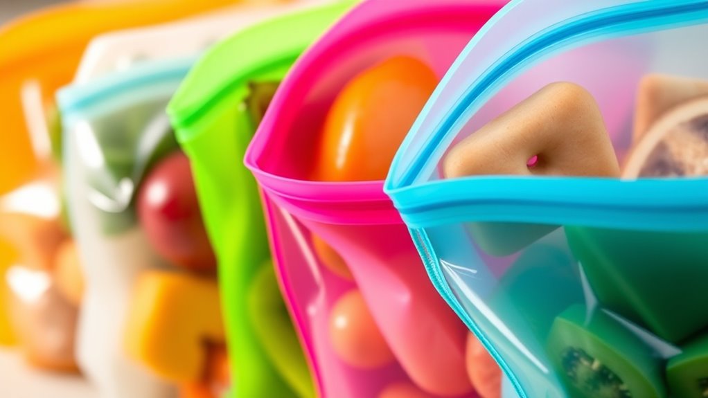 eco friendly silicone zip bags