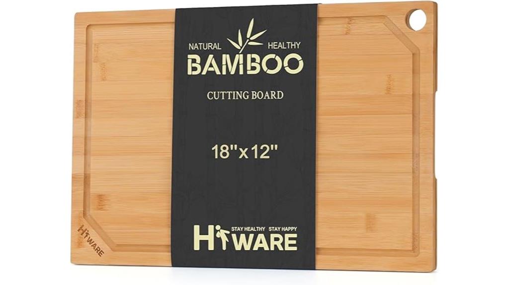 extra large bamboo cutting board