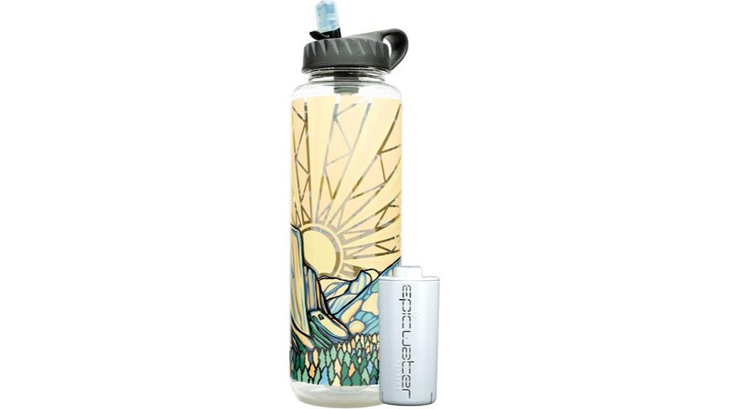 filtered bpa free bottle