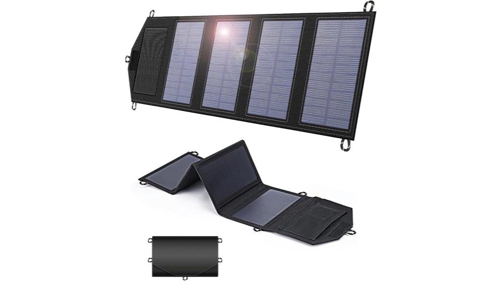 foldable 35w solar charger