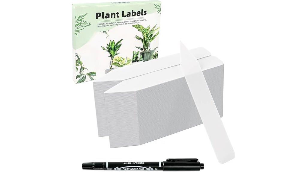 four inch plastic plant tags