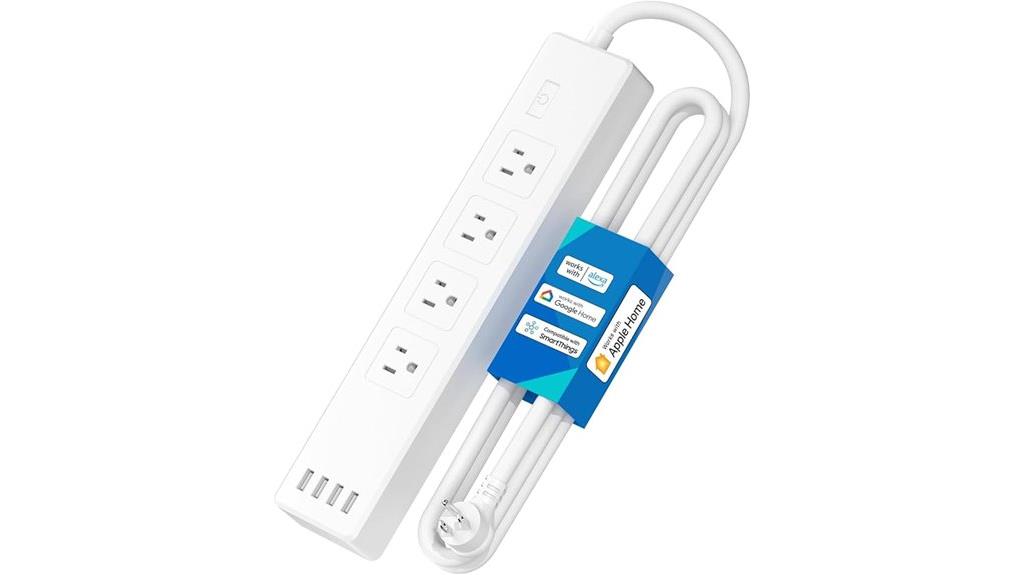 four outlet smart power strip