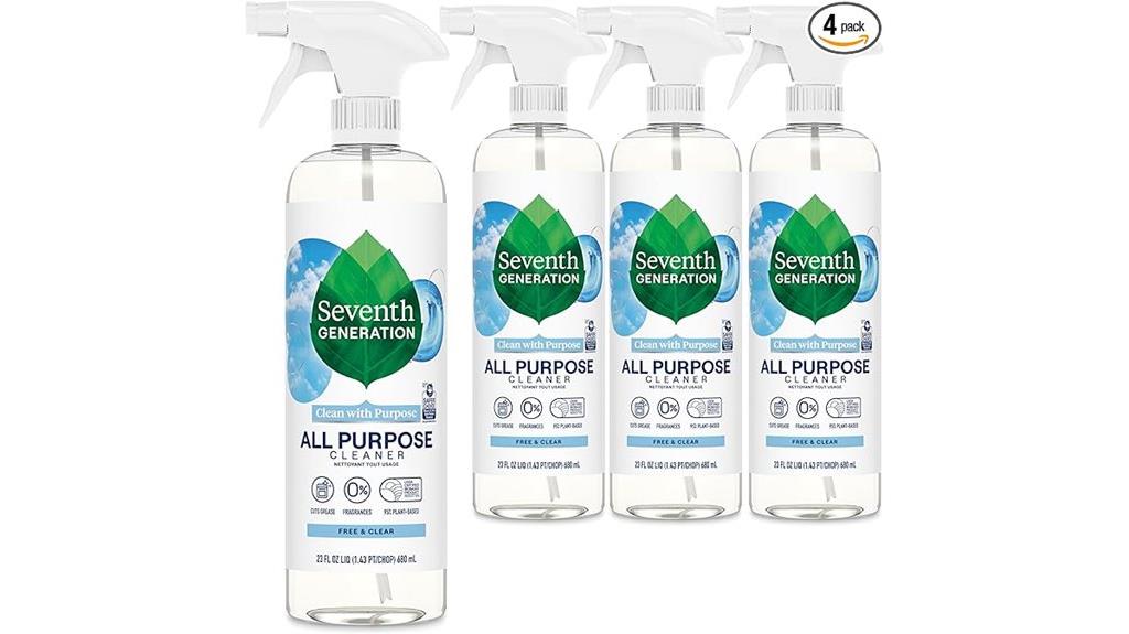 four pack cleaning supplies