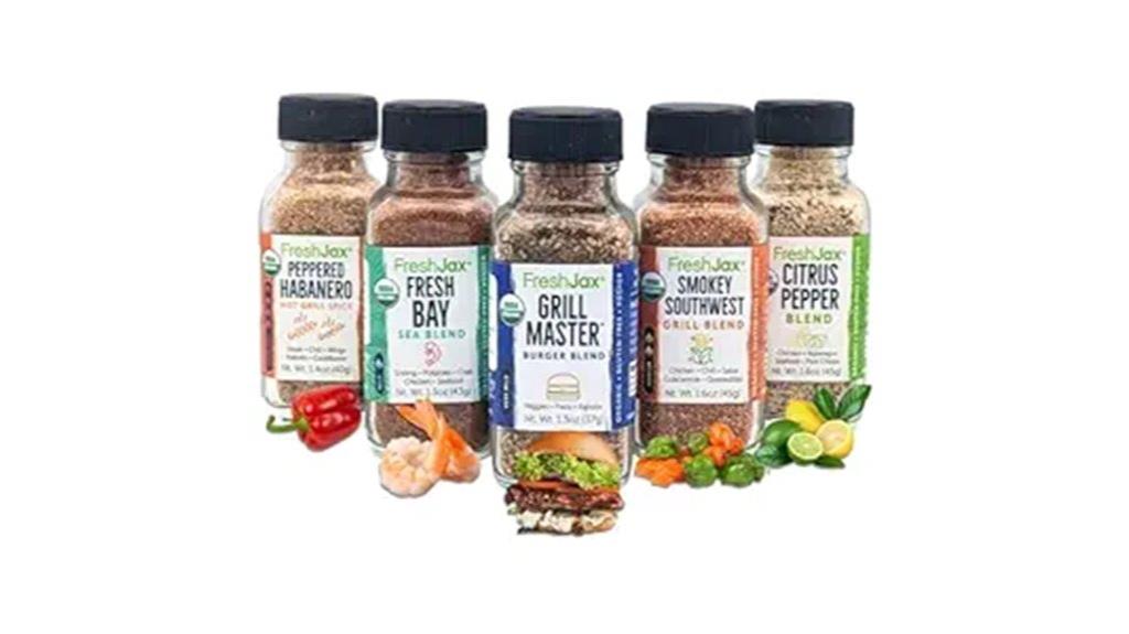 gift set of five spices