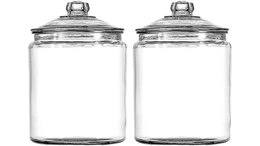 glass jar set
