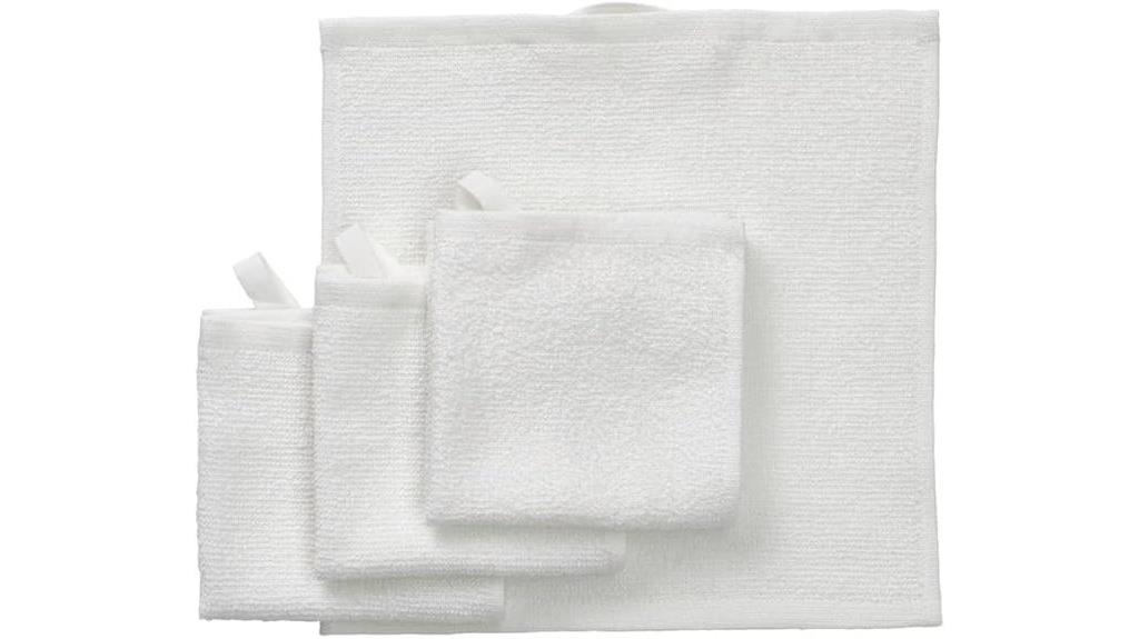 hemp cotton washcloths pack