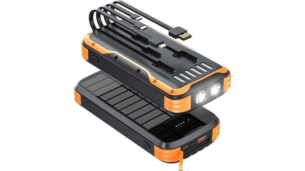 high capacity solar power bank