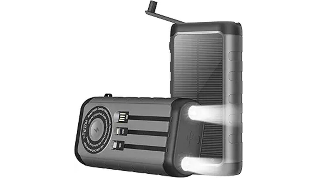 high capacity solar power bank