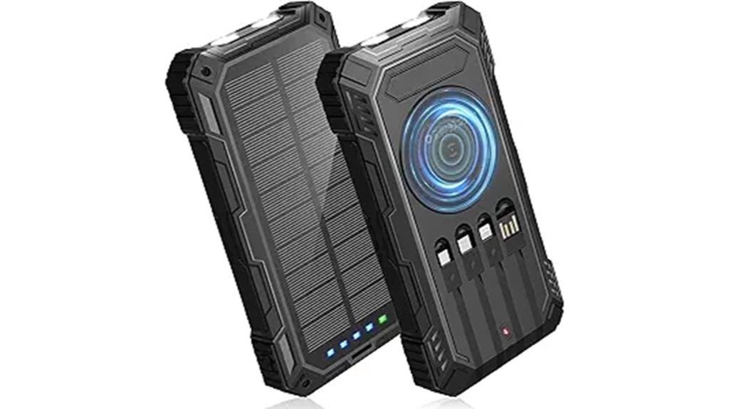 high capacity solar power bank