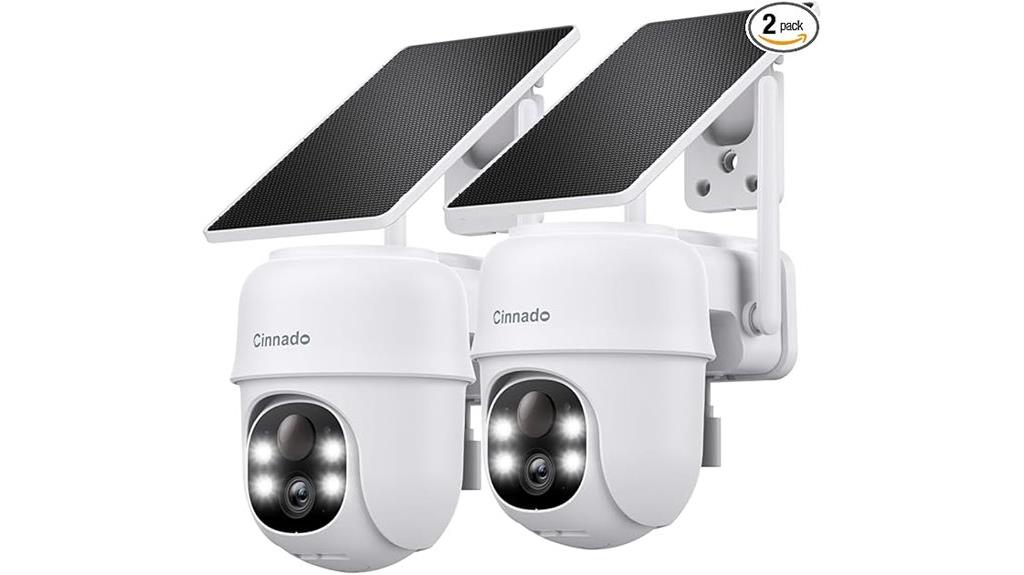 high resolution outdoor camera duo