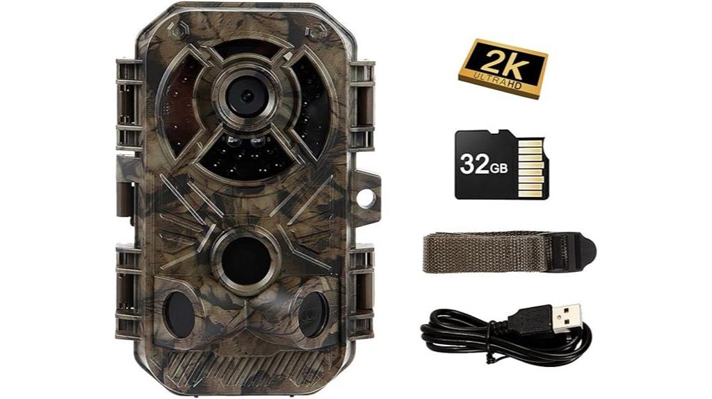 high resolution waterproof trail camera