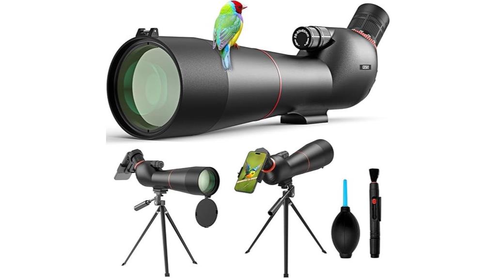 high zoom spotting scope