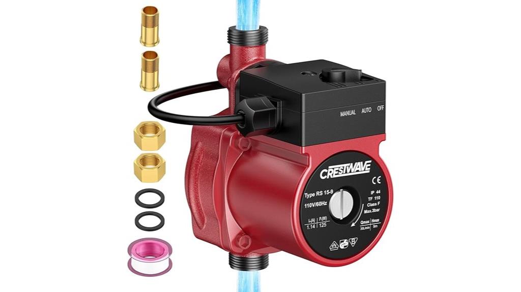 hot water pump system
