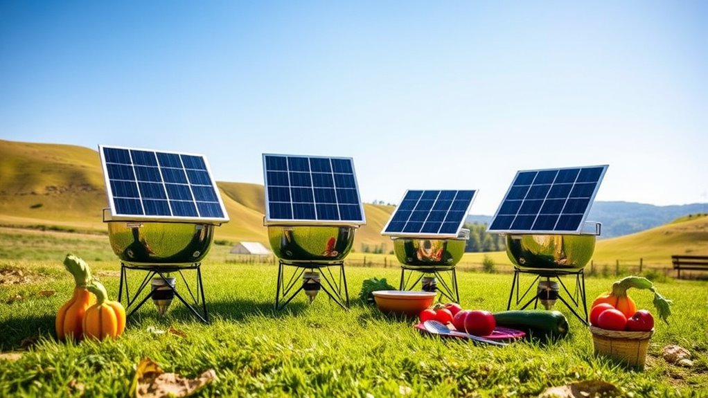 key portable solar cooker features