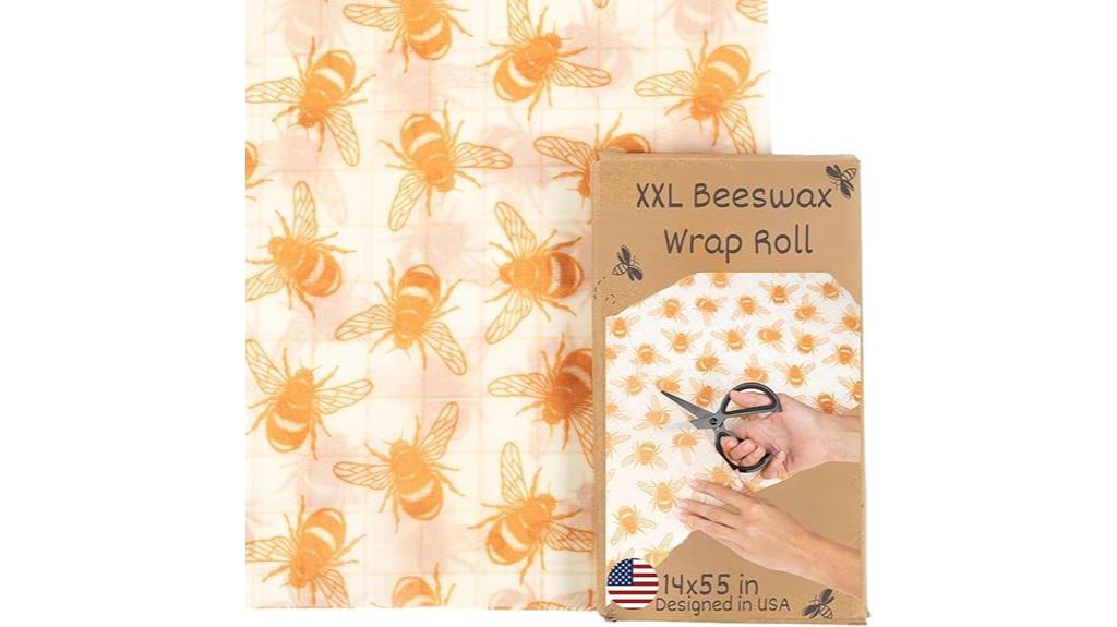 large beeswax food wraps