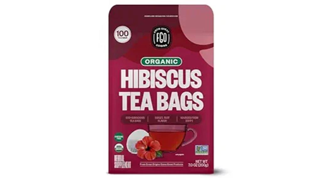 large pack of hibiscus tea