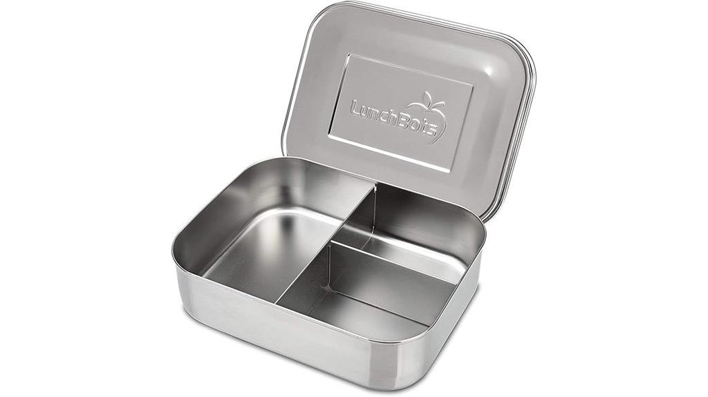 medium divided snack container