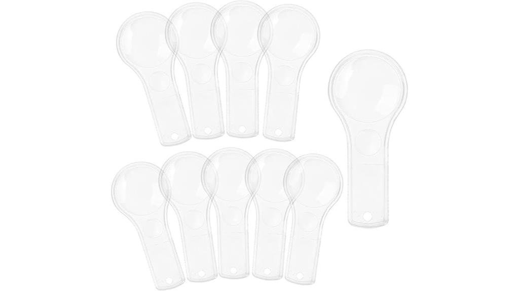 mini magnifying glasses set