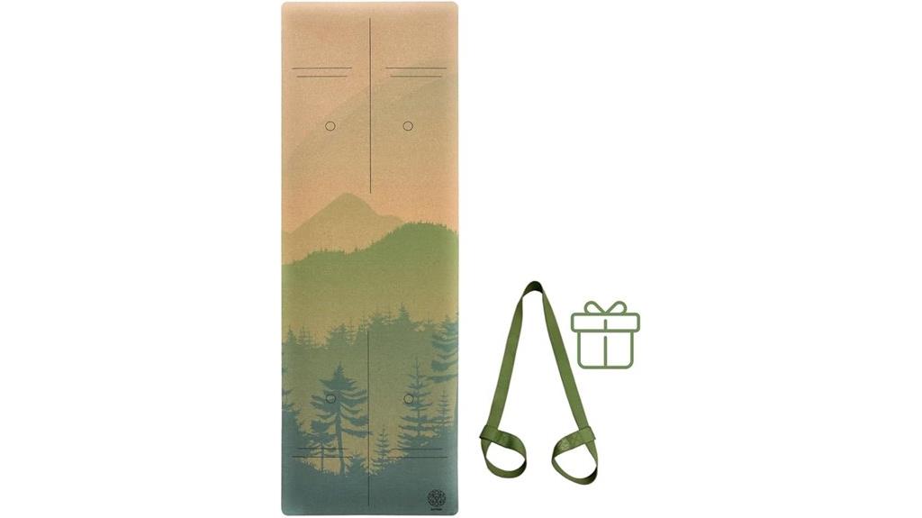 natural cork yoga mat