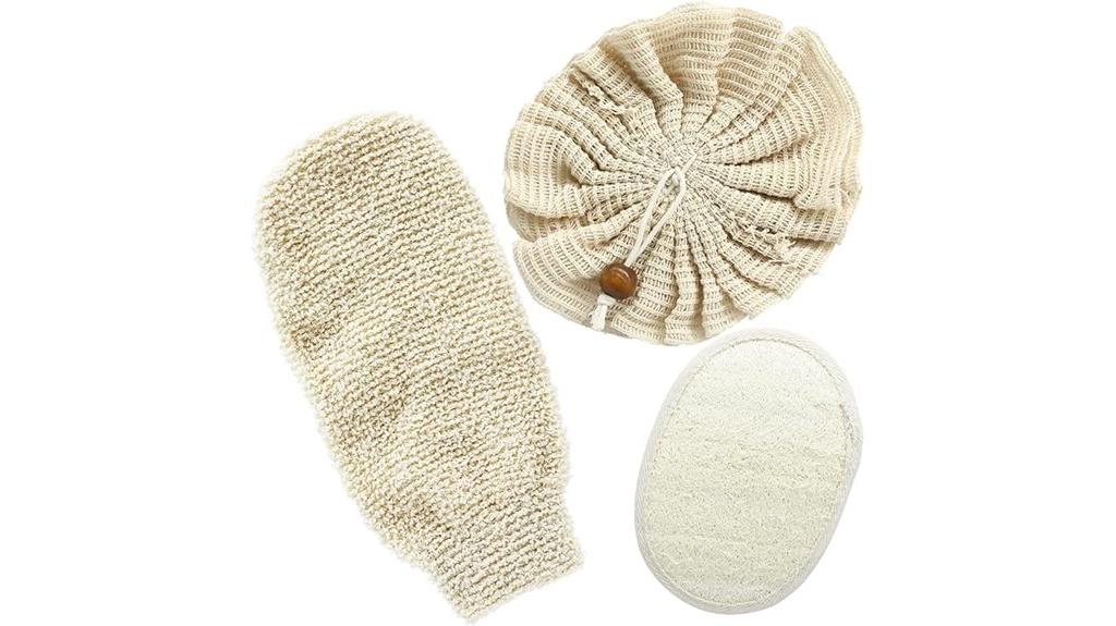 natural hemp bath accessories